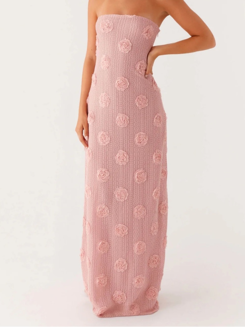 PepperMayo Holly Strapless Maxi Dress - Pink